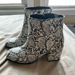 Mix No. 6 Snakeskin Booties